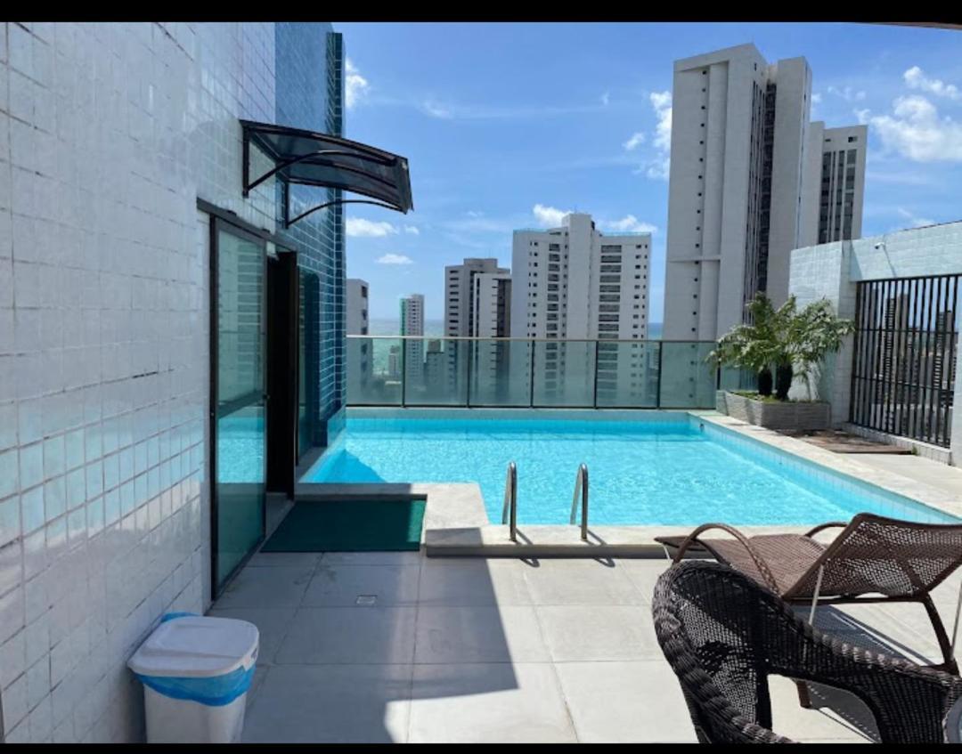 Апартаменты Apartamento Flat De 1Q - Boa Viagem - Ресифи Экстерьер фото